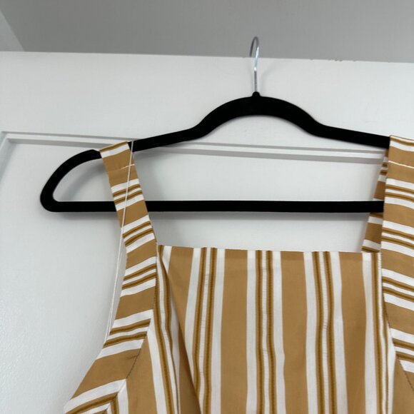 Significant Other Eadie Cut-out Mini Dress Sz 4 In Yellow Striped Ruffle Skirt - Picture 6 of 8